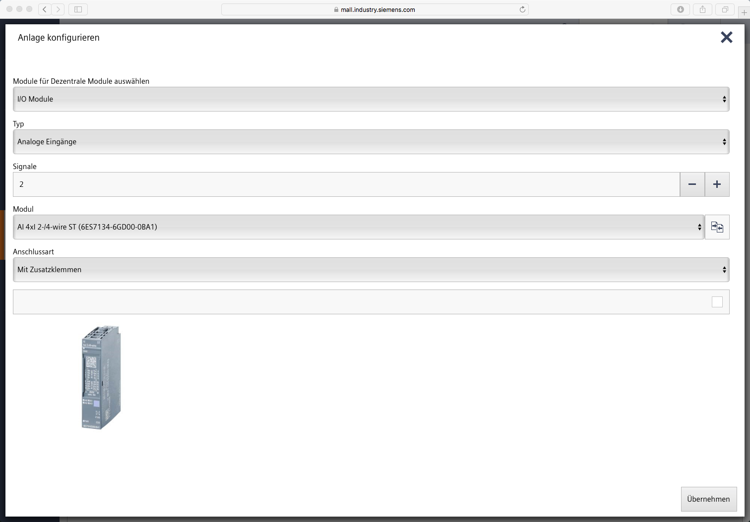 Siemens Configurator Database