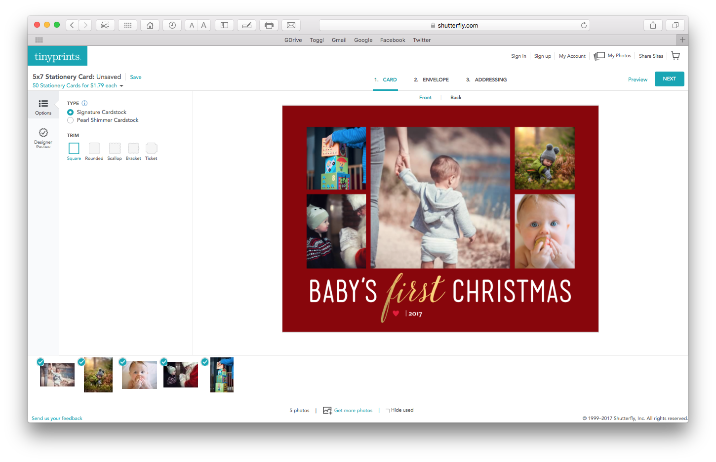 Shutterfly | Configurator Database