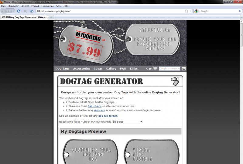 my dogtag configurator database