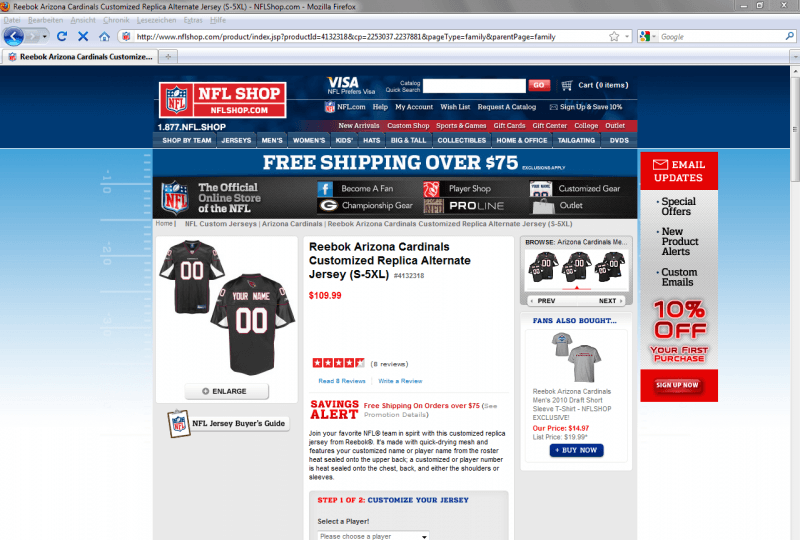 nfl shop website