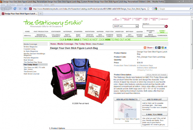 The Stationery Studio Configurator Database