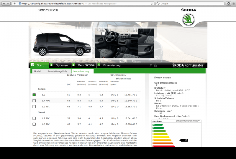 Skoda Configurator Database Skoda Configurator Database