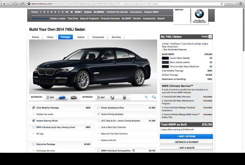 Bmw usa official site