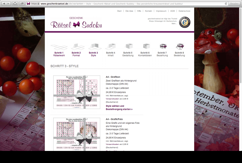 Geschenk Ratsel Configurator Database