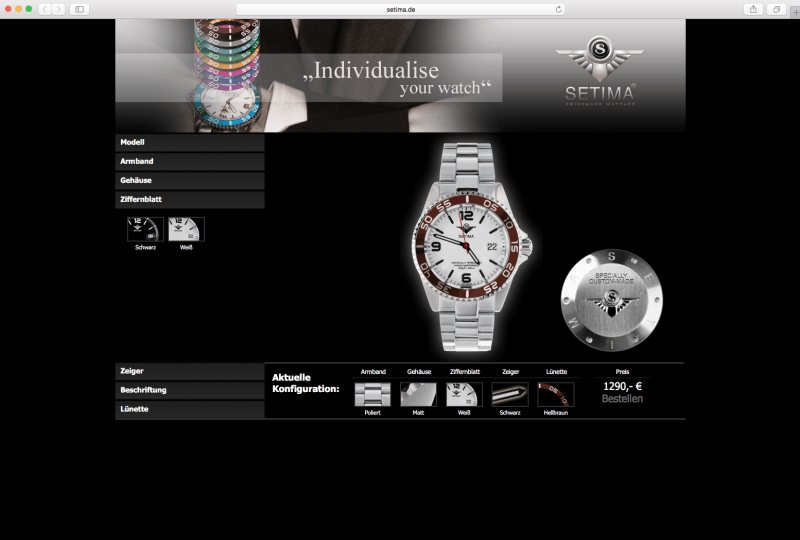 Setima Configurator Database