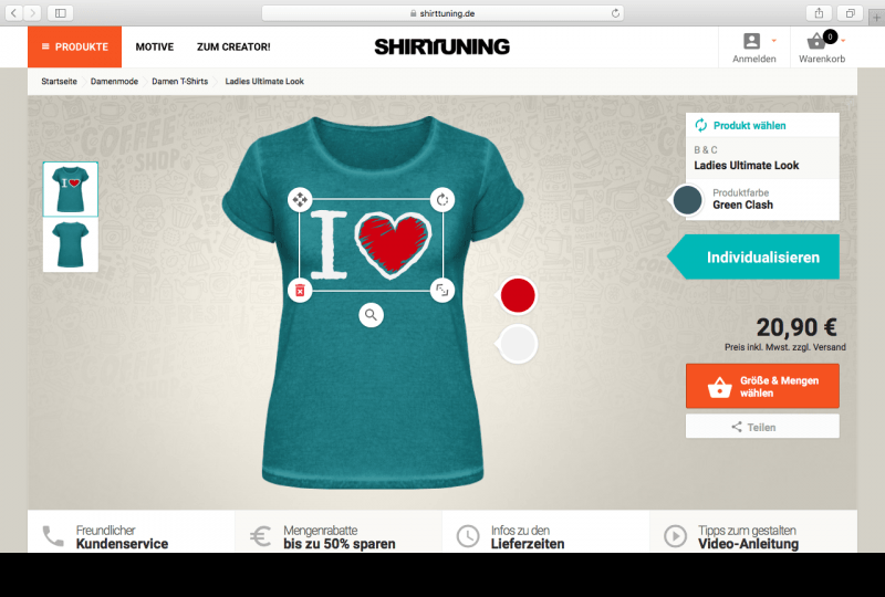 Shirttuning | Configurator Database