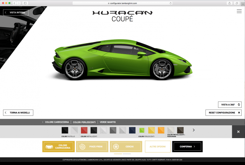 Lamborghini | Configurator Database