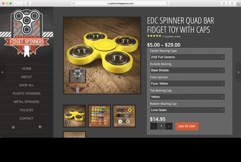 Addictive Fidget Toys | Configurator Database