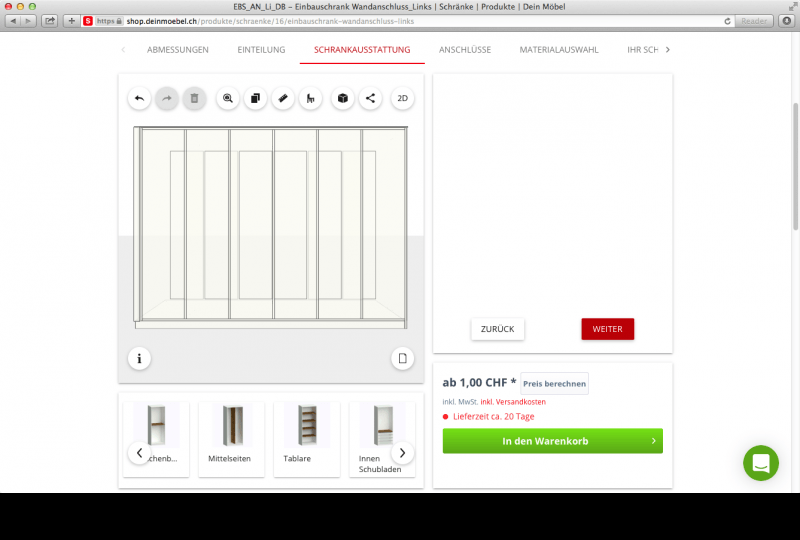 Deinmoebel Ch Configurator Database