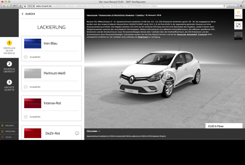 Renault  Configurator Database