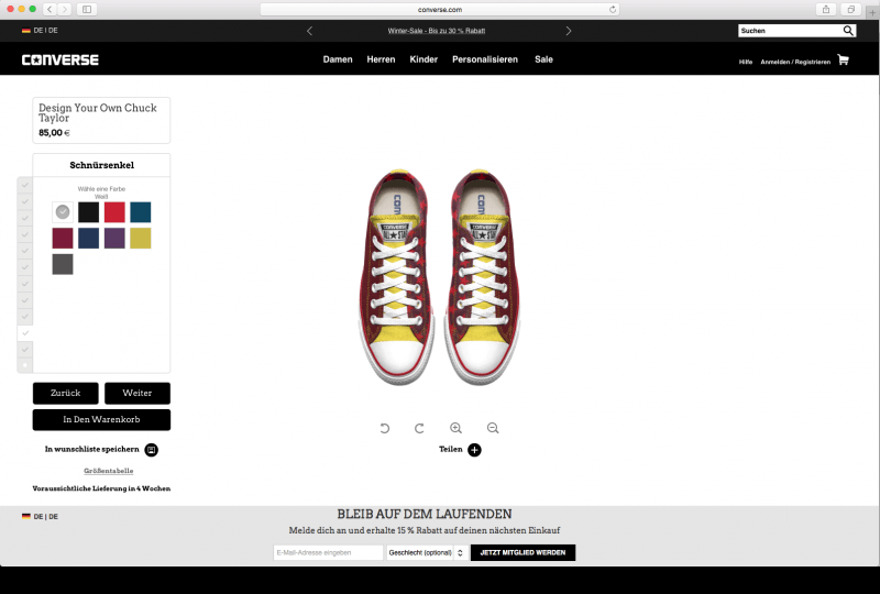 converse configurator