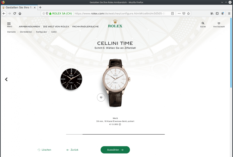 Rolex configuratore outlet