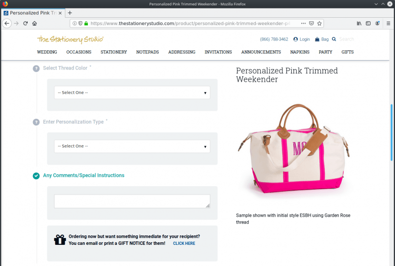 The Stationery Studio Configurator Database