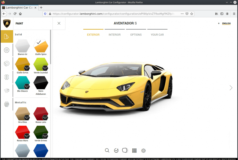 Lamborghini | Configurator Database